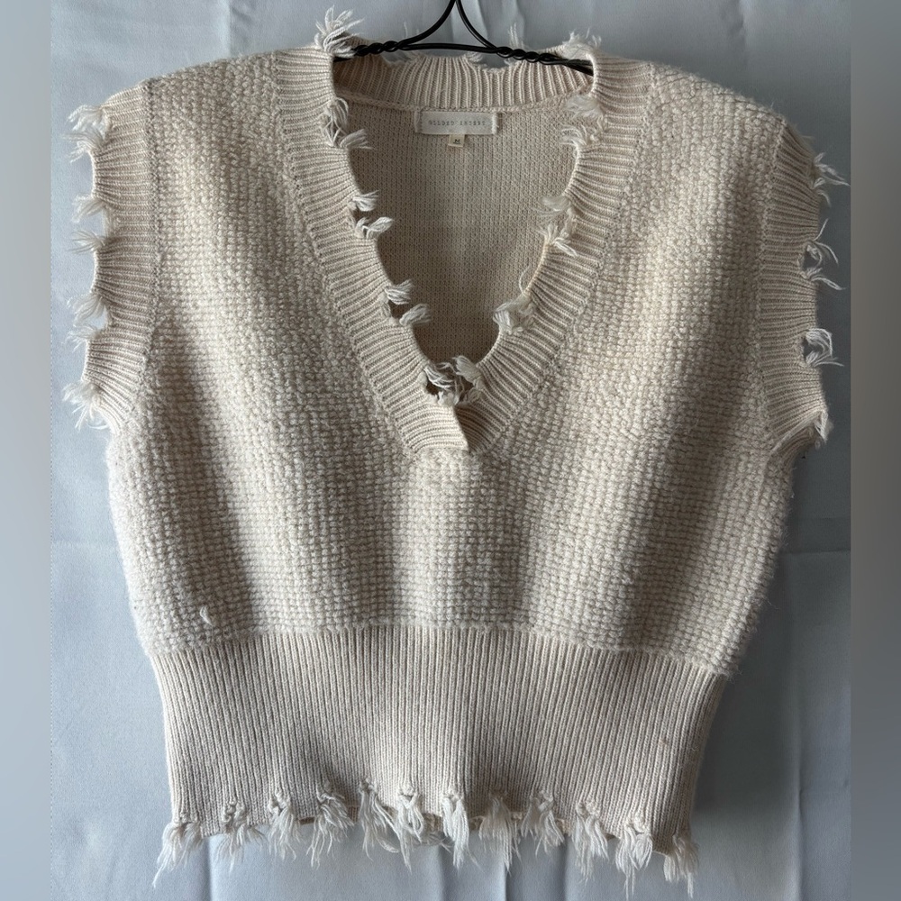Frayed Sweater Vest